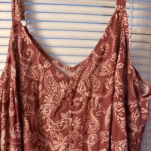 Button Front Detail on Breezy Dress